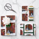 Search for boston terrier christmas wrapping paper Xmas