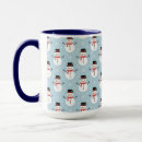 Search for snowman pattern mugs Snowmen
