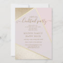 Search for faux glitter invitations Faux gold foil