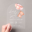 Search for baby bear birthday invitations Baby girl