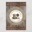 Search for blue cowboy boots baby shower invitations Brown