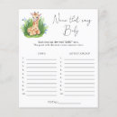 Search for giraffe baby shower games Zoo