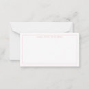 Search for lined note cards Blush pink