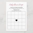Search for baby shower programs Bingo