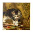 Search for cute cat paintings tiles Funny