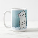 Search for polar bear cartoon mugs Snow