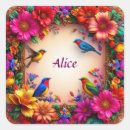 Search for bright floral stickers Colourful