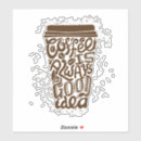 Search for good coffee stickers Happy