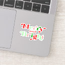 Search for merry bright stickers Funny