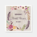 Search for rustic bridal shower napkins Wood