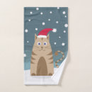 Search for cat christmas bath towels Snow