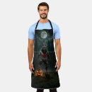 Search for werewolf aprons Halloween