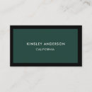 Search for green and black business cards Plain