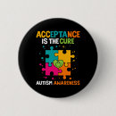 Search for cure autism badges Acceptance