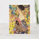 Search for gustav klimt cards Lady with fan