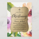 Search for elegant christening invitations Gold foil