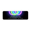 Search for party lights return address labels Modern