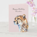 Search for cheetah birthday cards Animal