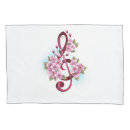 Search for music notes pillowcases Treble clef