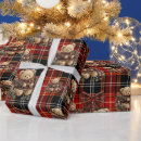Search for christmas bear wrapping paper Vintage