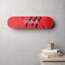 Search for red skateboards Modern