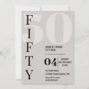 Search for stylish 50th birthday invitations Milestone