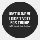 Search for dont vote stickers Non bidenary