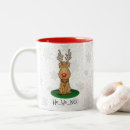 Search for funny nose mugs Reindeer