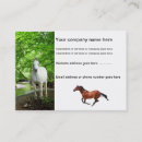 Search for quarter business cards Equine