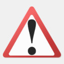 Search for red triangle stickers Danger