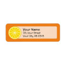 Search for orange fruit return address labels Fresh