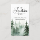 Search for adventure business cards Rustic