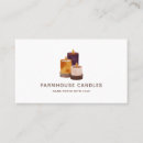 Search for handmade candles business cards Honey