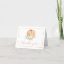 Search for little pumpkin thank you cards Pink