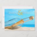 Search for message in a bottle weddings Sand