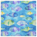 Search for underwater fabric Watercolor