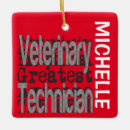 Search for vet tech christmas tree decorations Technician