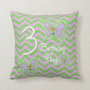 Search for third birthday cushions Green