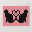 Search for cat tail postcards Heart