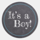 Search for boy announcement stickers It's a boy