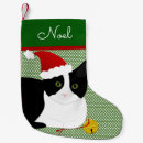 Search for black santa christmas stockings Black and white