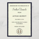 Search for bachelors degree invitations Elegant