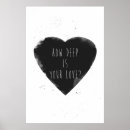 Search for word text posters Black and white
