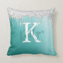 Search for aqua and silver cushions Girly