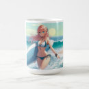 Search for surfer girl mugs Beach