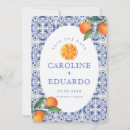 Search for orange blue save the dates Watercolor