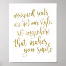 Search for sit anywhere wedding signs Gold