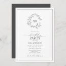 Search for grey birthday invitations Typography