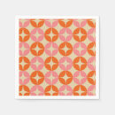 Search for 1960s napkins Geometric pattern