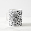 Search for black and white geometric mugs Geometry
